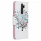 Чехол с рисунком Deexe Color Wallet для Xiaomi Redmi Note 8 Pro - Flowered Tree - изображение 3