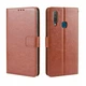 Класичний чохол-книжка Deexe Wallet Style для VIVO Y17 / Y15 - Brown - зображення 7