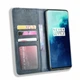 Чохол-книжка Deexe Retro Style для OnePlus 7T Pro - Blue - зображення 6