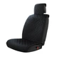Накидки для сидінь на фліс Чорний 1 + 1 PREMIUM Selo57561 - зображення 1