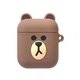 Чехол для Apple AirPods Alitek Коричневый медведь + держатель -Refurbished (88699y) - изображение 2