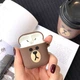 Чехол для Apple AirPods Alitek Коричневый медведь + держатель -Refurbished (88699y) - изображение 3
