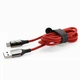 Кабель Baseus C-Shaped Light Intelligent Power-Off Type-C Cable QC3.0 3A (1m) red - изображение 2