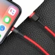 Кабель Baseus Cafule Lightning 2.4A (0.5m) red/black - зображення 3