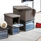 Емкость для хранения Stefanplast Elegance 39х29х21 см 15 л Коричневая (30002sp) - изображение 2