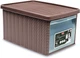 Емкость для хранения Stefanplast Elegance 29x19x16 см 5.5 л Коричневая (30022sp) - изображение 1
