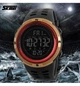 Спортивные часы Skmei Amigo 1251 Золотые с красным - изображение 5