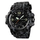 Тактические военные часы Skmei Premium 56710 (Серия Military) Черные с серым - изображение 3