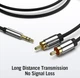 Kabel Vention AUX 3.5 mm m - 2 x RCA m 5 m Black (6922794734388) - obraz 4