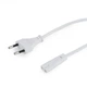 Кабель питания Cablexpert (PC-184/2-W) CEE7/16-C7, 1.8 м, белый - изображение 1