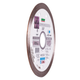 Круг алмазный отрезной Distar 1A1R 125x1,4x10x22,23 Hard ceramics (11115048010) - изображение 6