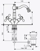 Смеситель для биде EMMEVI DECO OLD CR12614 - изображение 3