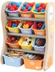 Органайзер с разноцветными ящиками Step 2 Fun Time Room Organizer Синий/Оранжевый (733538728992) - изображение 2