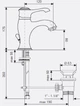 Смеситель для раковины EMMEVI TIFFANY BC6003 - изображение 3