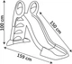 Zjeżdżalnia ogrodowa z efektem wodnym długość 150 cm Smoby (SM-310262) - obraz 2
