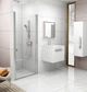Душевая дверь RAVAK CHROME CSD1-80 Transp Polished Aluminium 0QV40C00Z1 - изображение 2