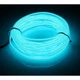 Гибкий светодиодный неон Прозрачный синий Neon Glow Light Transparent Blue - 3 метра ленты на батарейках 2 AA - изображение 1