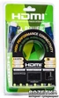 Кабель PowerPlant HDMI - HDMI 3 м, Gold Plated, v1.4, Nylon Double ferrites (KD00AS1202) - зображення 2