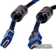 Кабель PowerPlant HDMI - HDMI 3 м, позолочені конектори, v1.4, Nylon Double ferrites (KD00AS1201) - зображення 1