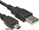 Кабель PowerPlant USB 2.0 AM - Mini 0.5 м (KD00AS1219) - изображение 1