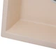 Кухонна мийка граніт GRANADO Samora ivory (0904) + сифон подвійний для кухонної мийки Nova з ексцентриком - зображення 6
