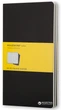 Блокнот Moleskine Cahier 13 х 21 см 80 страниц в клетку Черный 3 шт (9788883704963) - изображение 1
