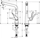 Смеситель-кран кухонный HANSGROHE Metris Select 14883000 - изображение 4