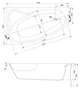 Ванна акриловая CERSANIT SICILIA NEW S301-097 170x100 левосторонняя + ножки PW01/S906-001/PW02/PW03/PW04/PW06/PW011 - изображение 4