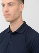 Поло длинное мужское Fruit of the loom 65/35 0634020AZ S Темно-синее (5000000000425) - изображение 4