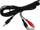 Кабель стерео аудіо Cablexpert CCA-458-10M 3.5 мм - 2xRCA 10 м Black - зображення 2