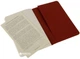 Блокнот Moleskine Cahier 9 х 14 см 64 страницы без линовки Бордовый 3 шт. (9788862930970) - изображение 2