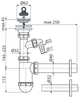 Сифон для раковини ALCA PLAST A41P (8594045937145) - зображення 2