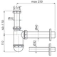 Сифон для раковини ALCA PLAST A43 (8594045930184) - зображення 2