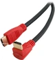 Кабель ExtraDigital HDMI to HDMI, 1.5 м, v 2.0, Gold, 90°, 28 AWG, Gold, PVC, Hi-Speed (KBH1670) - изображение 4
