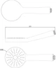 Ручная лейка для душа RAVAK Flat S 960.00 X07P343 - изображение 2
