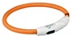 Ошейник Trixie 12705 светящийся с USB L-XL 65 см 7 мм Оранжевый (4053032127050) - изображение 1