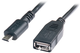 Переходник Real-El OTG USB 2.0 AF - microUSB BM 0.1 м Black - изображение 2