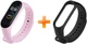 Фітнес-браслет Xiaomi Mi Band 4 MiJobs Pink (MJ-50408P) + Чорний ремінець у подарунок! - зображення 1