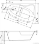 Ванна акриловая CERSANIT SICILIA NEW S301-096 150x100 правосторонняя + ножки PW01/S906-001/PW04 - изображение 4