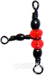 Вертлюг тройной MiniMax Barrel Triple Swivels Style C №10+12 16 кг 10 шт. (YM-1706-10,12) - изображение 1