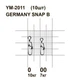 Застежка MiniMax Germany Snap B №0 10 кг 10 шт. (YM-2011-0) - изображение 2