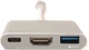 Кабель-переходник PowerPlant для MacBook 12 USB C-Type - HDMI/USB 0.15 м (KD00AS1306) - изображение 3