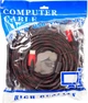 Видео кабель PowerPlant HDMI - HDMI 10 м позолоченные коннекторы 2.0 Double ferrites Highspeed (KD00AS1293) - изображение 3