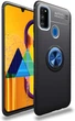 Чехол TPU Ring для Samsung Galaxy M30s / M307F бампер накладка с подставкой Black-Blue - изображение 1