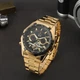 Механічний годинник з автоподзаводом FORSINING TEXAS (gold-black) - зображення 7