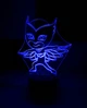 3d-светильник Аллет, Герои в масках, 3д-ночник, несколько подсветок (на bluetooth) - изображение 5