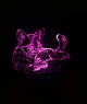3d-светильник Кот кошка, 3д-ночник, несколько подсветок (на bluetooth) - изображение 3