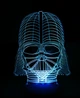 3d-светильник Дарт Вейдер (Звездные войны, Star wars), 3д-ночник, несколько подсветок (на пульте) - изображение 5