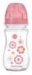Бутылка с широким антиколиковым отверстием Easystart Newborn baby 240 мл Canpol babiesл Розовые цветы (5901691813168) - изображение 2