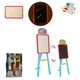 Детский двухсторонний мольберт, 3в1 YI MA TOYS 6х60х40 см (det0010091) Фиолетовый - изображение 2